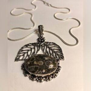 Turritella 925 Sterling Silver Necklace